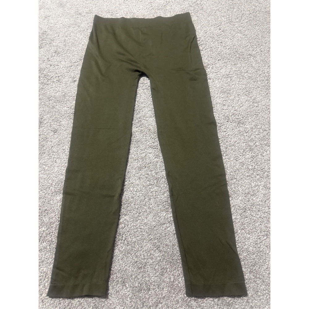Zenana Outfitters Olive Green Seamless Leggings Womens Plus Size 1X/2X